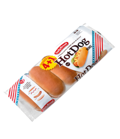 Hot Dog 4+1  gr 312  pz x ct 6 Daily Bread di CEA Italia