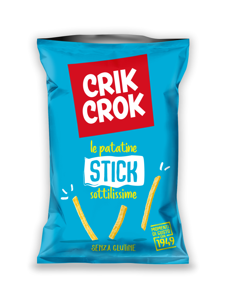 Patatine stick gr 70 pz x ct 16 Crik Crok