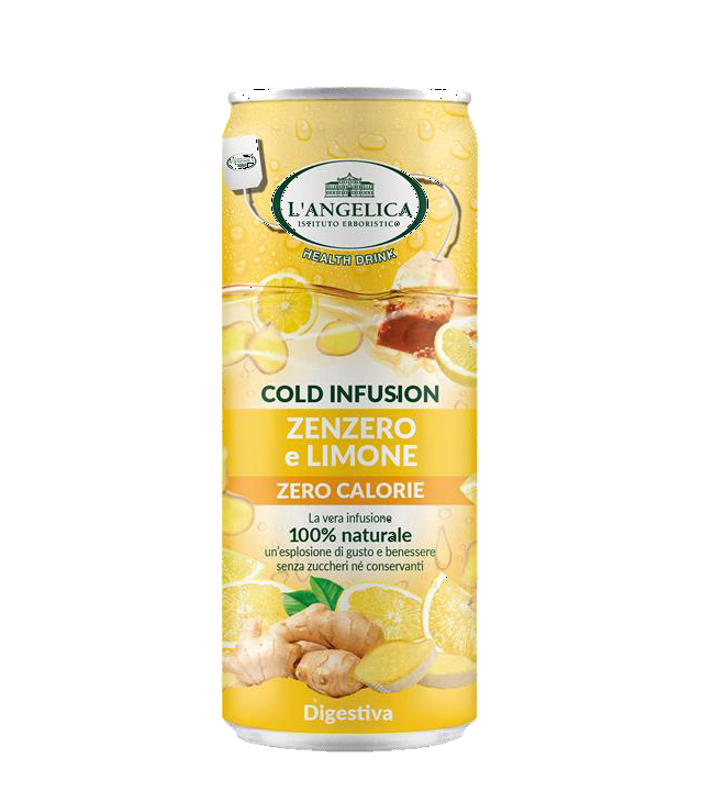 Tisana zenzero e limone 240 ml pz x ct 12 L'ANGELICA