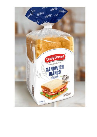 Sandwich bianco gr 550 pz x ct 9 Daily Bread