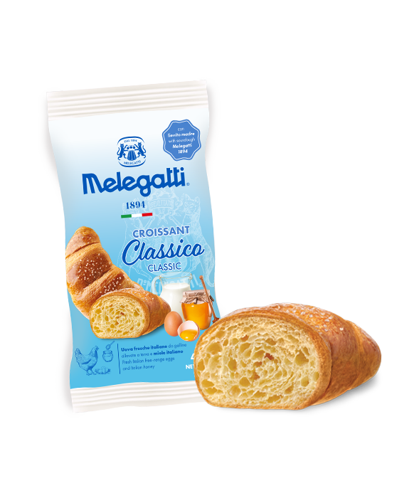 Croissant classico Melegatti gr 240 pz x ct 12 MELEGATTI