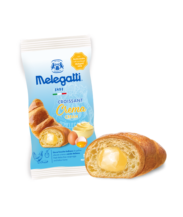 Croissant crema Melegatti gr 300 pz x ct 12 MELEGATTI