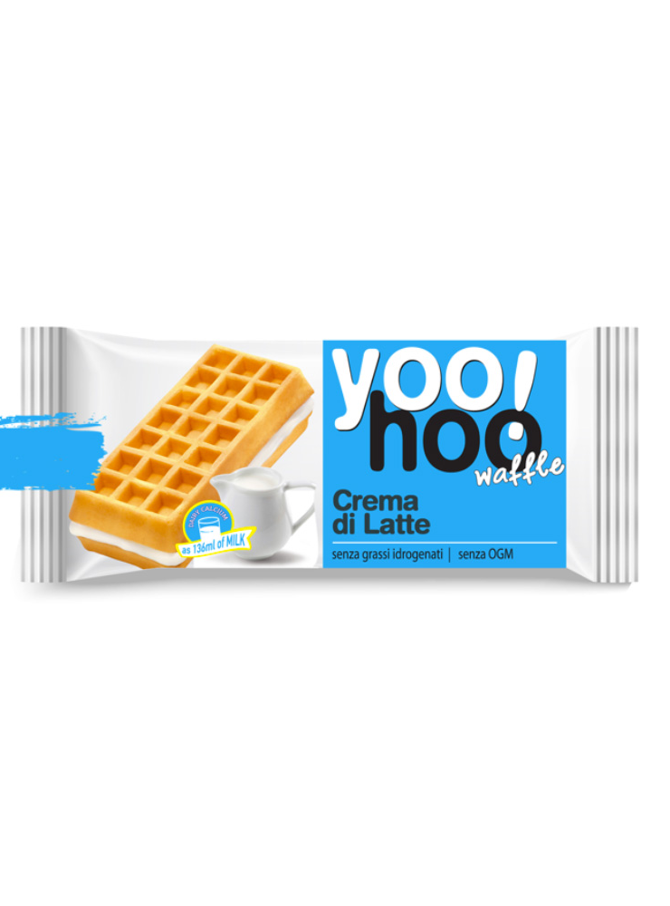 YooHoo waffle crema di Latte gr 50 pz x ct 12 Dispensa Zaniboni